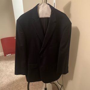 Navy sports coat 46R like new